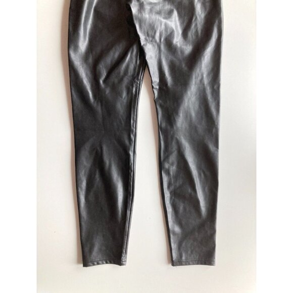 Aritzia WILFRED FREE Daria Black Vegan Leather High Rise Ankle Leggings, Size S - Picture 6 of 14